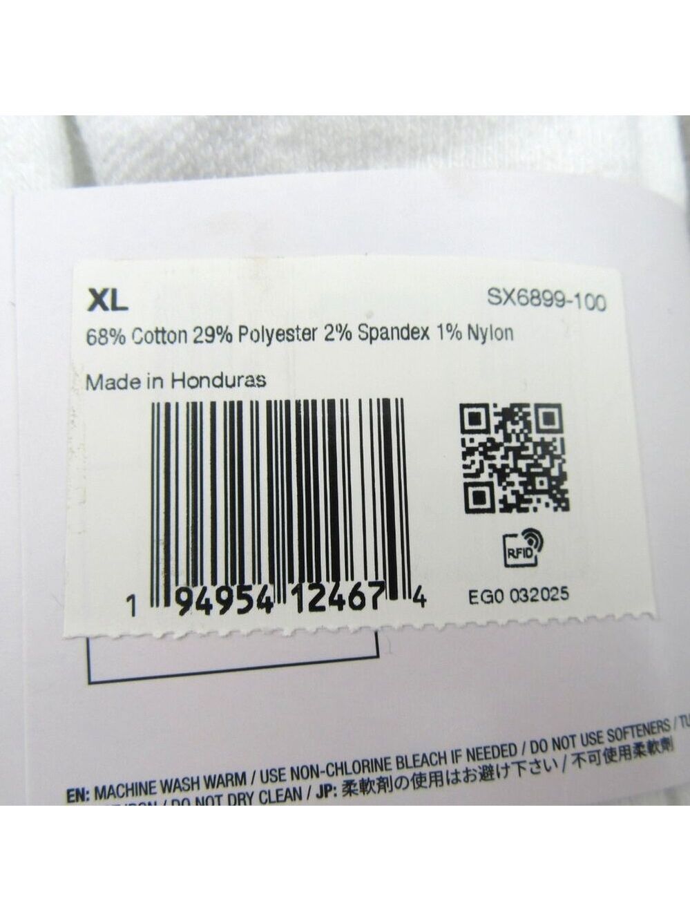 Nike Everyday Plus Ankle Socks 6 Pack Mens Size XL 12-15 White NEW - Picture 11 of 11